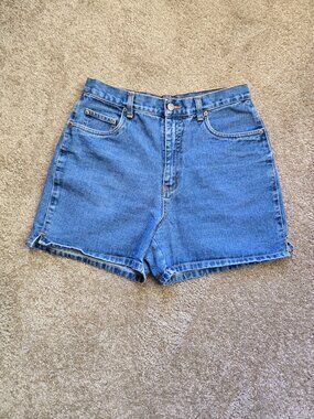 Vintage 90s Halston Jeanswear High Waist Denim Shorts Size 10 – Y2K
